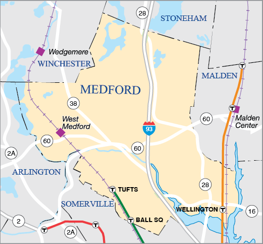 Medford Bicycle Parking—Tier 1 Medford Bicycle Parking—Tier 1
